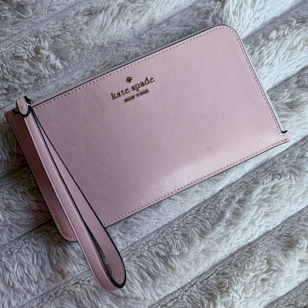 Kate Spade Blush Pink Wristlet Clutch